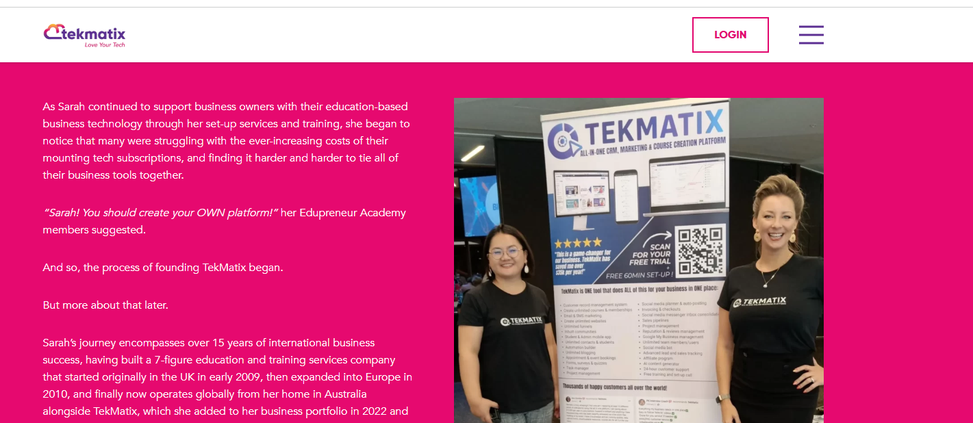 Tired of Juggling Multiple Platforms for Your Online Course? TekMatix is the Solution.