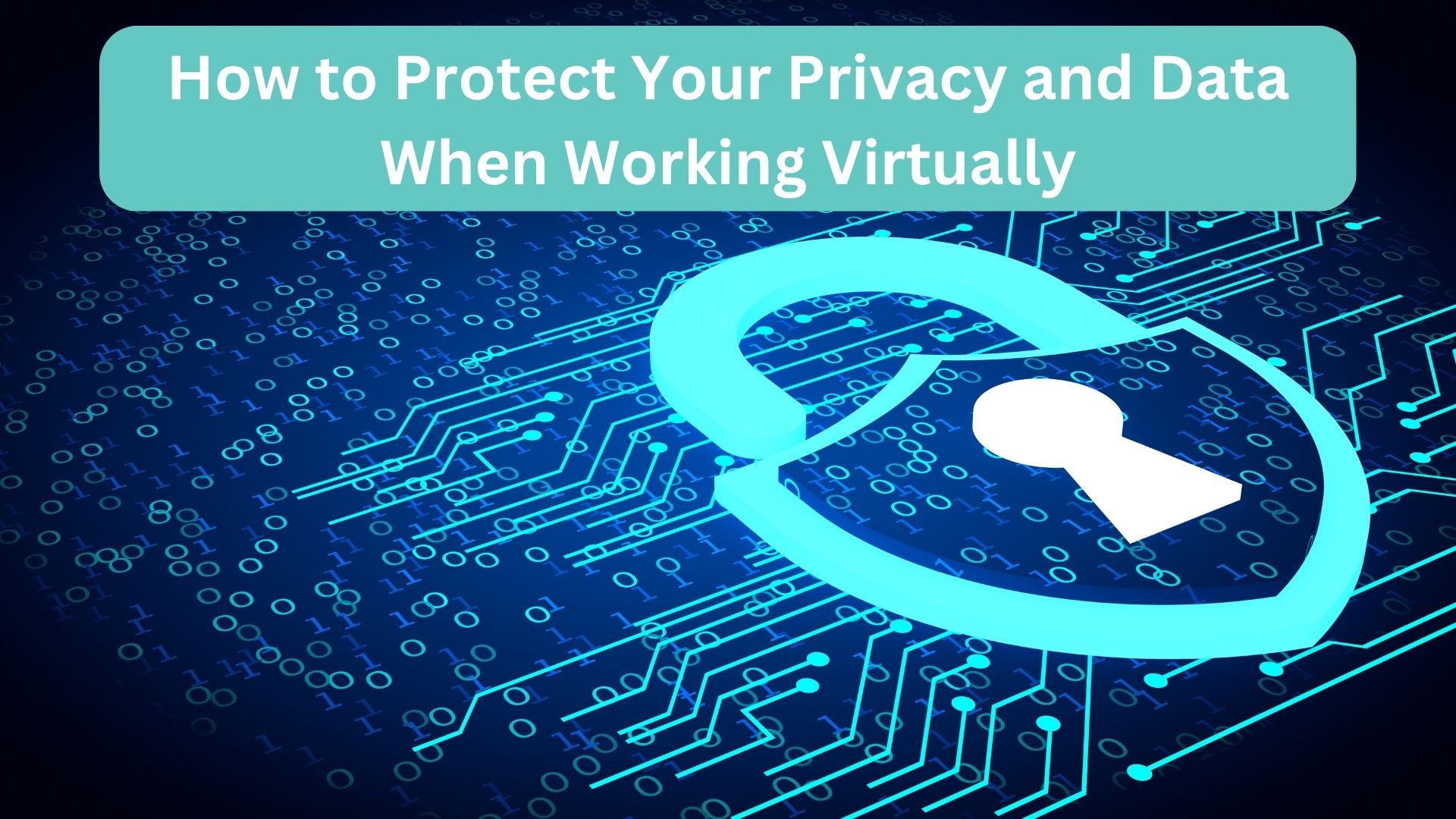 How to Protect Your Privacy and Data When Working Virtually