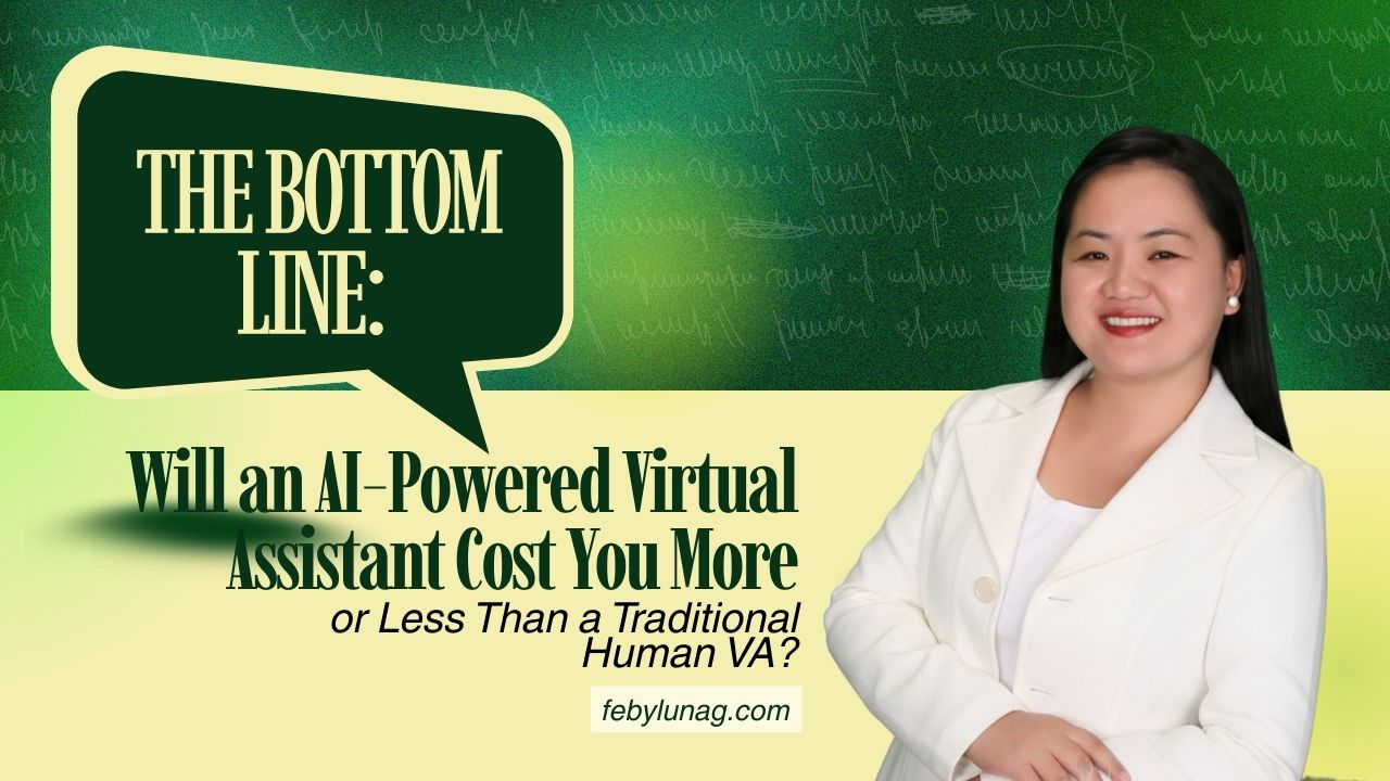 The Bottom Line: Will an AI-Powered Virtual Assistant Cost You More or Less Than a Traditional Human VA?